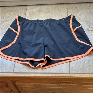 GAP Black Athletic Shorts with Coral Trim